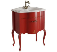 Тумба красный матовый 70,6 см Caprigo Bourget 11011-B014
