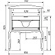 Купить Тумба красный матовый 70,6 см Caprigo Bourget 11011-B014 в магазине сантехники Santeh-Crystal.ru