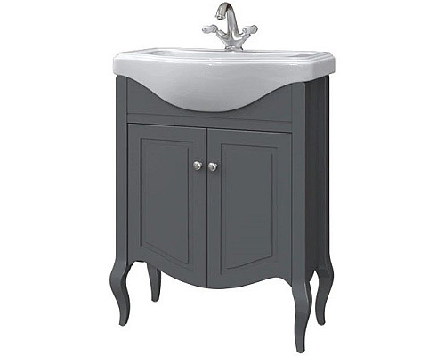 Santeh-Crystal.ru: Тумба графит матовый 65,6 см Caprigo Verona 33517-TP810 Купить Тумба графит матовый 65,6 см Caprigo Verona 33517-TP810 в магазине сантехники Santeh-Crystal.ru