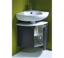 Угловая тумба серый антрацит глянец 67,9 см Jacob Delafon Odeon Up EB864-442