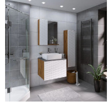 Комплект мебели дуб веллингтон/белый матовый 65 см Grossman Альба 106503 + GR-3016 + 206501