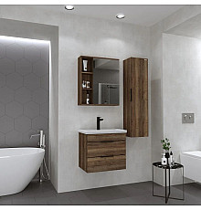 Комплект мебели темный дуб 71 см Grossman Форта 1070032 + 15840 + 2070022