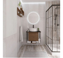 Комплект мебели дуб веллингтон/черный матовый 70 см Grossman Винтаж 107007 + GR-3013 + 97070