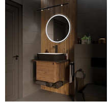 Комплект мебели дуб веллингтон/черный матовый 70 см Grossman Винтаж 107007 + GR-4041BW + 97070