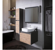 Комплект мебели дуб веллингтон/графит 60 см Grossman Смарт 106009 + GR-3028 + 206005