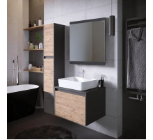 Комплект мебели дуб веллингтон/графит 60 см Grossman Смарт 106009 + GR-3017 + 206005