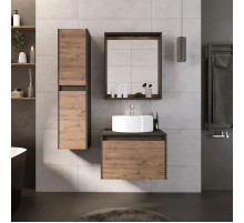 Комплект мебели дуб веллингтон/графит 60 см Grossman Смарт 106009 + GR-3012 + 206007