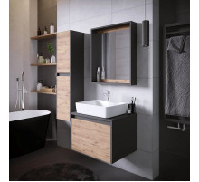 Комплект мебели дуб веллингтон/графит 60 см Grossman Смарт 106009 + GR-3017 + 206007