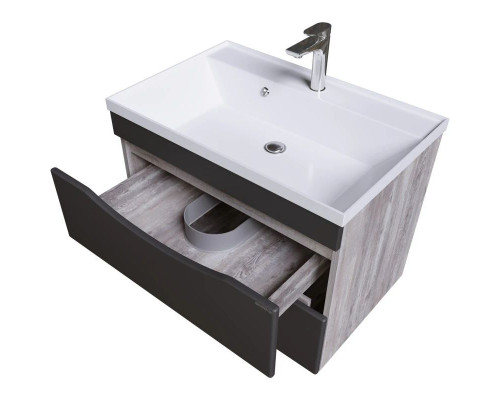 Приобрести Тумба с раковиной бетон пайн/графит матовый 70,1 см Grossman Талис 107010 + 4627173210171 в магазине сантехники Santeh-Crystal.ru