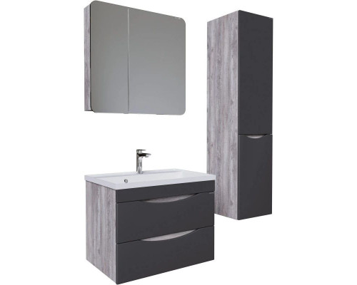 Приобрести Тумба с раковиной бетон пайн/графит матовый 70,1 см Grossman Талис 107010 + 4627173210171 в магазине сантехники Santeh-Crystal.ru