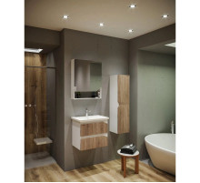 Комплект мебели дуб сонома/белый глянец 61 см Grossman Инлайн 106003 + 16413 + 206002