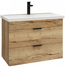 Тумба с раковиной дуб галифакс 71 см Grossman Форта 107003 + 15840