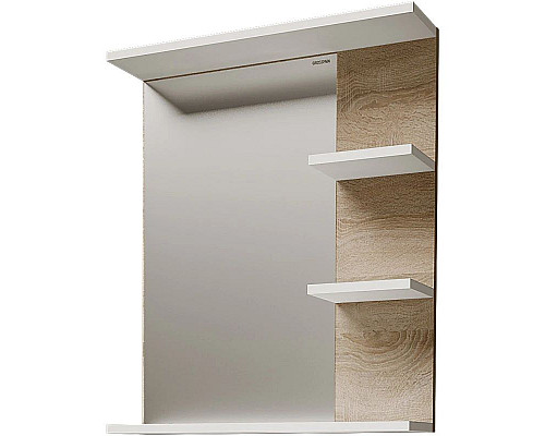 Приобрести Комплект мебели дуб сонома/белый глянец 61,5 см Grossman Поло 106011 + 440 + 205701 в магазине сантехники Santeh-Crystal.ru