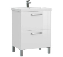 Тумба белый глянец 58,5 см Cersanit Melar 64128