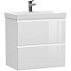 Купить Тумба белый глянец 58,5 см Cersanit Moduo Slim 64125 в магазине сантехники Santeh-Crystal.ru