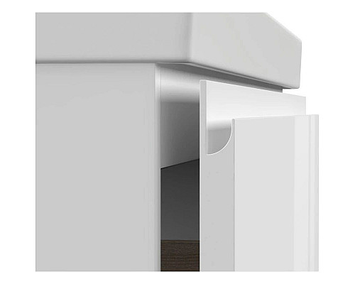 Купить Тумба белый глянец 58,5 см Cersanit Moduo Slim 64125 в магазине сантехники Santeh-Crystal.ru