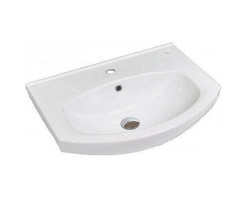 Приобрести Тумба с раковиной белый глянец 60 см Bellezza Элеганс 4638609240013 + 4620008196114 в магазине сантехники Santeh-Crystal.ru