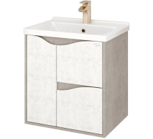 Тумба светлый камень/бетон крем 57,6 см Onika Брендон 106138