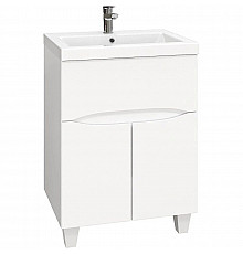 Тумба белый глянец 57 см Onika Стрим 106144