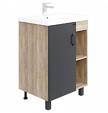 Тумба дуб сонома/серый матовый 56,2 см Onika Тимбер 106141