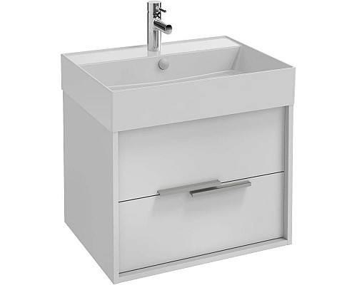 Купить Тумба белый/белый глянец 59,9 см Jacob Delafon Vivienne EB1506-N18-G1C в магазине сантехники Santeh-Crystal.ru