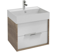 Тумба дуб табак/белый глянец 59,9 см Jacob Delafon Vivienne EB1583-E52-G1C