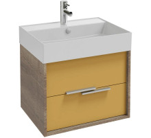 Тумба дуб табак/императорский желтый глянец 59,9 см Jacob Delafon Vivienne EB1583-E52-G1N