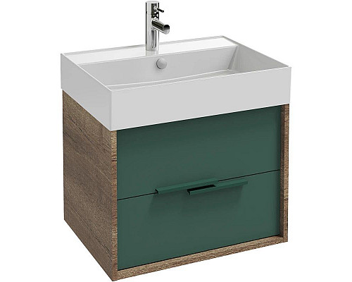 Заказать Тумба дуб табак/эвкалипт сатин 59,9 см Jacob Delafon Vivienne EB1583-E52-S49 в магазине сантехники Santeh-Crystal.ru