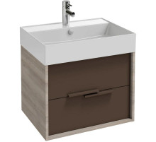 Тумба серый дуб/светло-коричневый глянец 59,9 см Jacob Delafon Vivienne EB1583-E71-G80