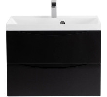 Тумба Nero Lucido 69,6 см BelBagno Marino MARINO-700-2C-SO-NL-P