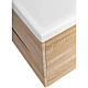Купить Тумба Rovere Bianco 56,4 см BelBagno Marino MARINO-CER-600-2C-SO-WO-P в магазине сантехники Santeh-Crystal.ru