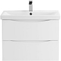 Тумба Bianco Lucido 66,4 см BelBagno Marino MARINO-CER-700-2C-SO-BL-P