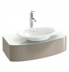 Тумба серый титан глянец 83 см Jacob Delafon Presquile EB1106-N21