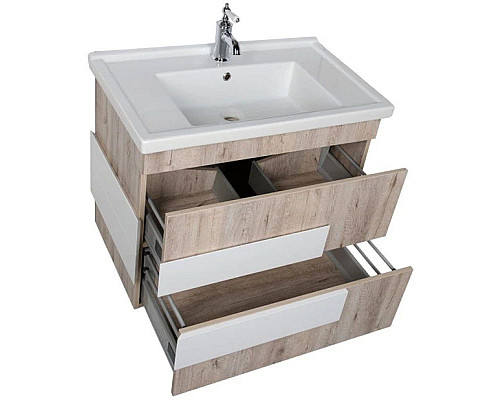 Приобрести Тумба дуб кантри 75,5 см Aquanet Мадейра 00183071 в магазине сантехники Santeh-Crystal.ru