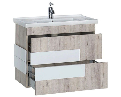 Приобрести Тумба дуб кантри 75,5 см Aquanet Мадейра 00183071 в магазине сантехники Santeh-Crystal.ru