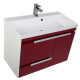 Купить Тумба белый/бордо 89 см Aquanet Тиволи 00180059 в магазине сантехники Santeh-Crystal.ru