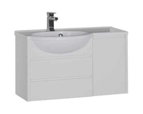 Приобрести Тумба белый 89,1 см Aquanet Лайн 00164936 в магазине сантехники Santeh-Crystal.ru