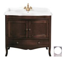 Тумба с раковиной белый 90 см Tiffany World Veronica Nuova VER3090B+AR864BIx1KOMPLEKT