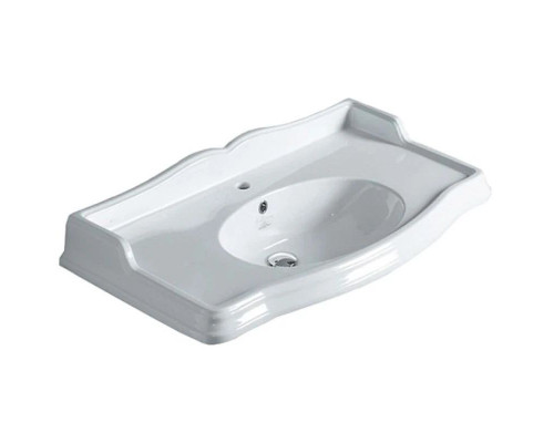 Приобрести Тумба с раковиной белый 90 см Tiffany World Veronica Nuova VER3090B+AR864BIx1KOMPLEKT в магазине сантехники Santeh-Crystal.ru