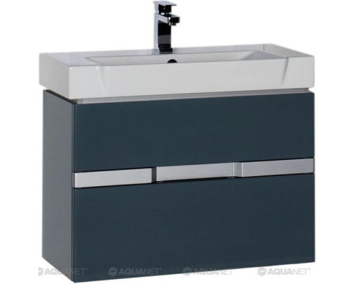 Заказать Тумба сине-серый 78,6 см Aquanet Виго 00183364 в магазине сантехники Santeh-Crystal.ru