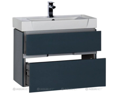 Заказать Тумба сине-серый 78,6 см Aquanet Виго 00183364 в магазине сантехники Santeh-Crystal.ru