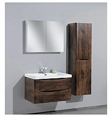 Тумба с раковиной темный дуб 80 см BelBagno Ancona-N ANCONA-N-800-2C-SO-RW + EA-800-LVB