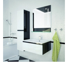 Тумба белый глянец 90 см Astra-Form Альфа 020311