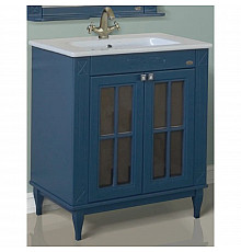 Тумба с раковиной синий 78 см Atoll Милана