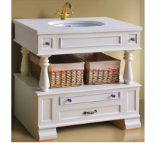 Тумба с раковиной слоновая кость состаренная 95 см Atoll Джулия