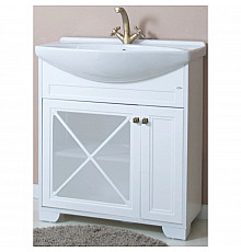 Тумба с раковиной белый матовый 76 см Atoll Палермо PALERMO76TWMAT/ST