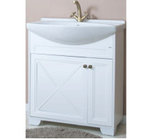 Тумба с раковиной белый матовый 76 см Atoll Палермо PALERMO76TWMAT
