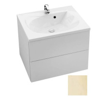 Тумба белый глянец/береза 76 см Ravak Rosa II X000001294