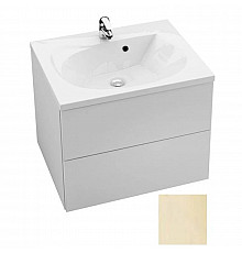 Тумба белый глянец/береза 76 см Ravak Rosa II X000001294