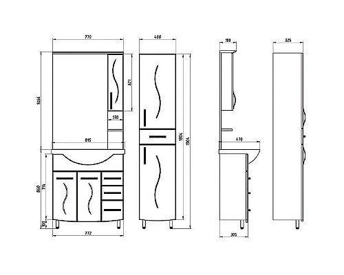 Santeh-Crystal.ru: Тумба белый 77,2 см ASB-Mebel Грета 9937 Заказать Тумба белый 77,2 см ASB-Mebel Грета 9937 в магазине сантехники Santeh-Crystal.ru